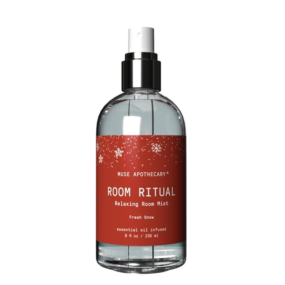 Muse Apothecary Room Ritual - Room Spray, Aromatic and Relaxing Room Mist, Air Freshener Spray, Infused with Natural Aromatherapy Essential Oils - 8 oz, Fresh Snow