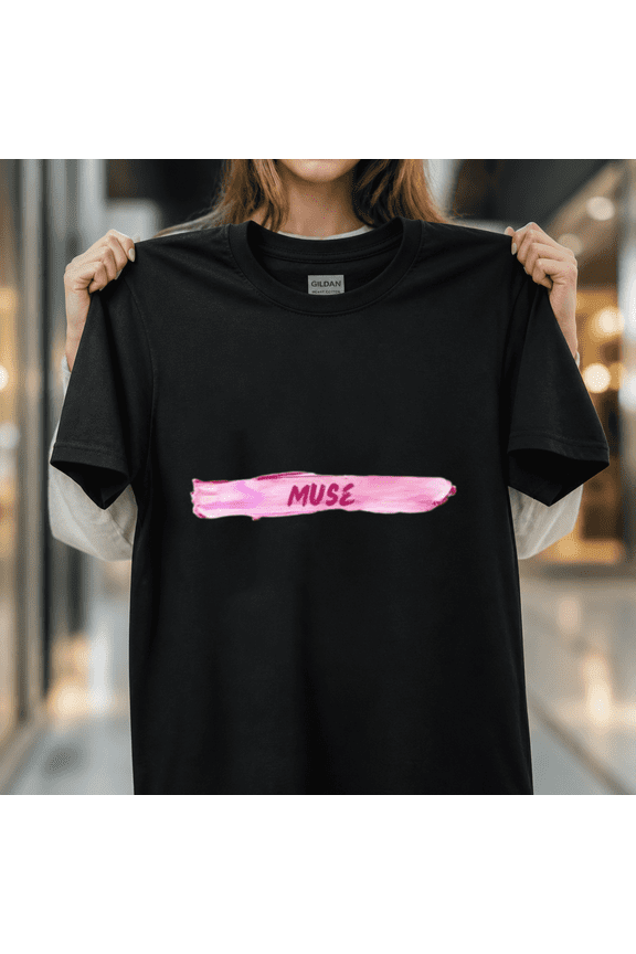 Muse Graphic Novelty Artistic Inspiration Creative Quote Unisex T-Shirt, S - 5XL