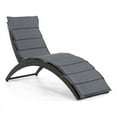 thumbnail image 1 of Muse & Lounge Co. Fields Outdoor Chaise Lounge in Gray PE Wicker / Rattan, 1 of 6