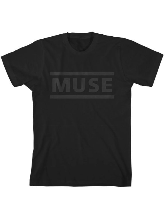 Muse Men's Dark Gray Logo T-Shirt Black X-Large | Officially Licensed Merchandise