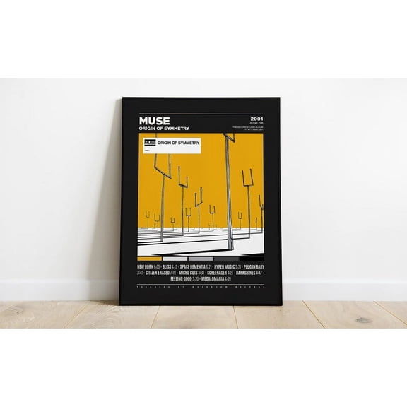 Muse Origin Of Symmetry Album Cover Poster