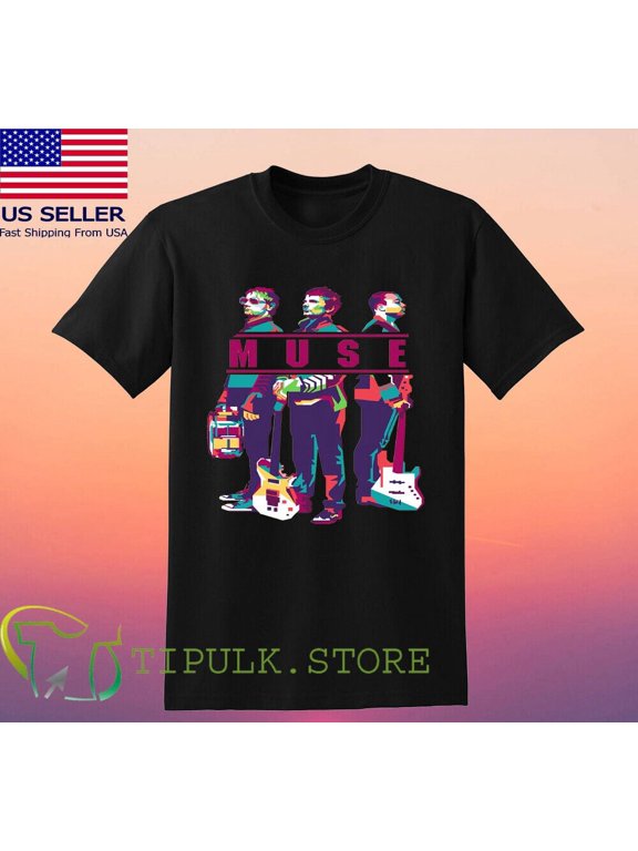 Muse Resistance Men's Black T-shirt Size S-5XL