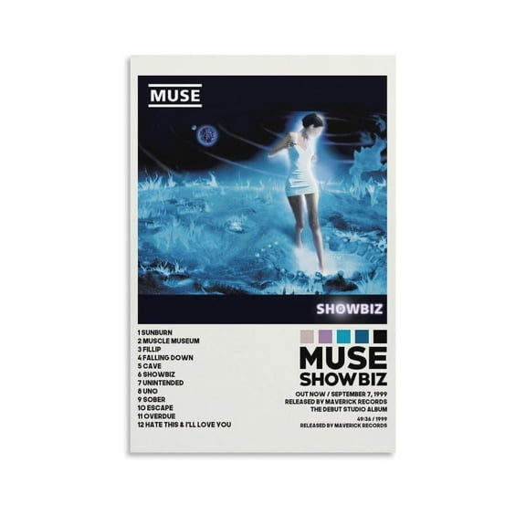 Muse SHOWBIZ Canvas Poster Wall Decorative Art Painting Living Room Bedroom Decoration Gift