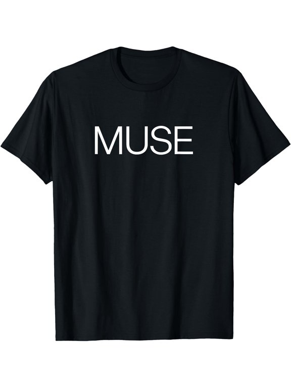 Muse Text Design Aesthetic Greek Mythology & Artist Quote T-Shirt