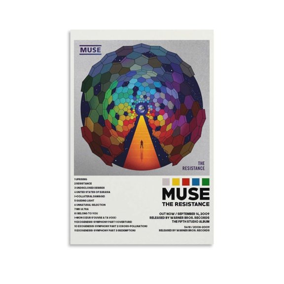 Muse The Resistance Canvas Poster Wall Decorative Art Painting Living Room Bedroom Decoration Gift