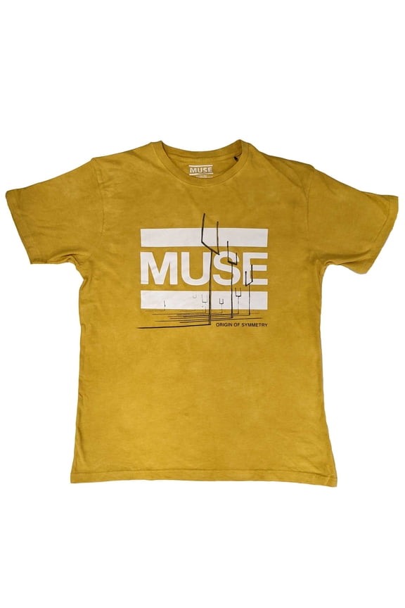 Muse Unisex T-Shirt Origin of Symmetry (Wash Collection) (Large)