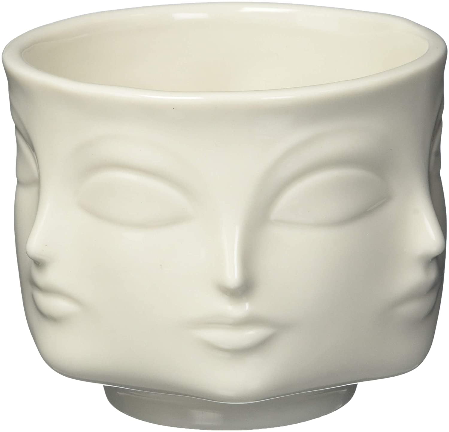 White Porcelain Muse Votive Candle Holder