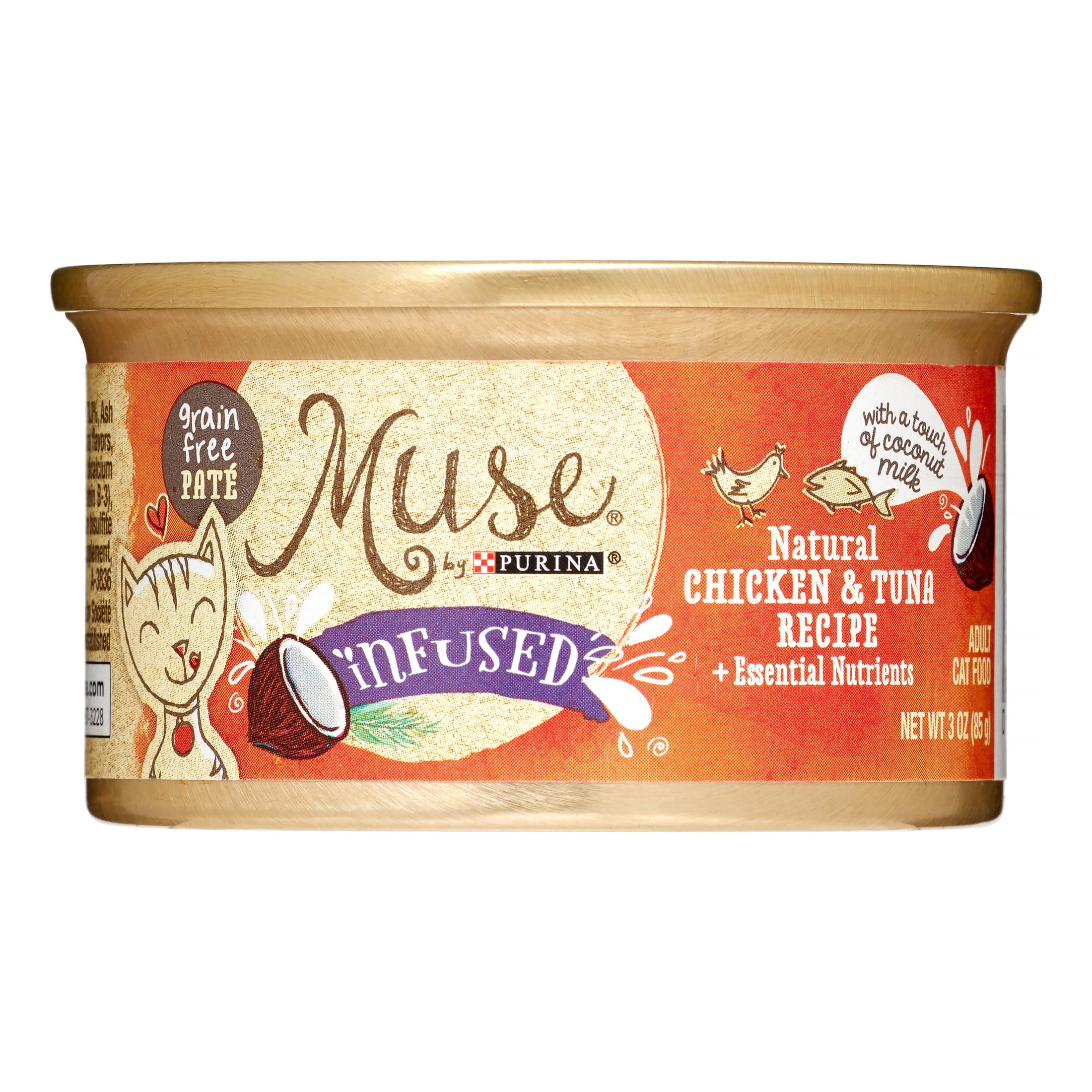 Muse by Purina Infused Grain Free Natural Chicken Tuna