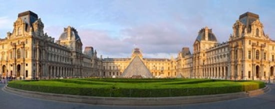 Musee du Louvre Paris France I Canvas Art - Brian Jannsen DanitaDelimont (27 x 11)