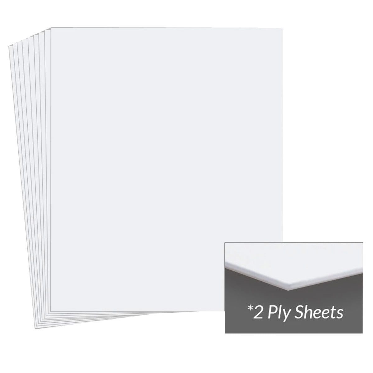 Archival Methods Museum Board 17x22 Bright White 2 Ply PKG 25