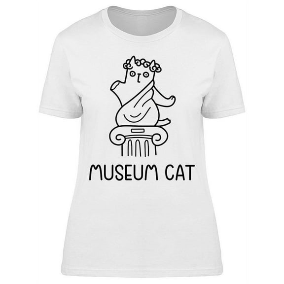 Museum Cat T-Shirt Women -Image by Shutterstock, Female XX-Large