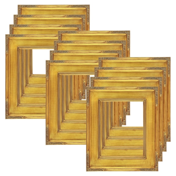 Museum Collection Arte Open-Back Frame Gold 8"x10" - 12 Pack