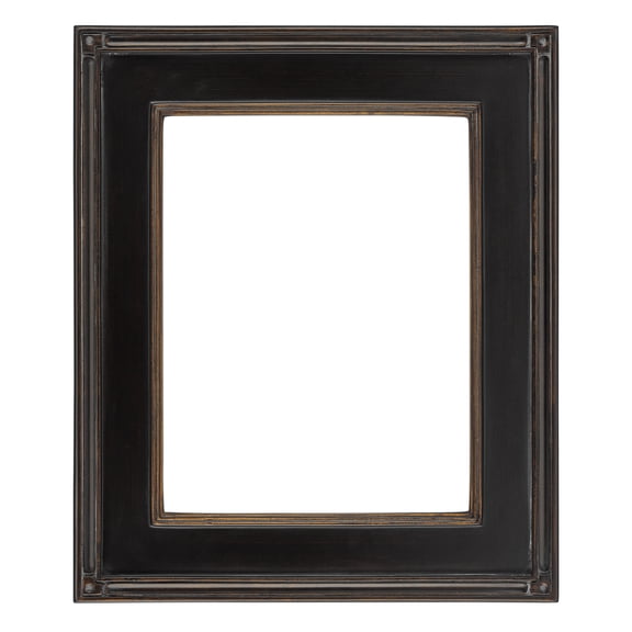 Museum Collection De Stijl Open Back Frame - 16"x20", Black/Gold, 12 Pack
