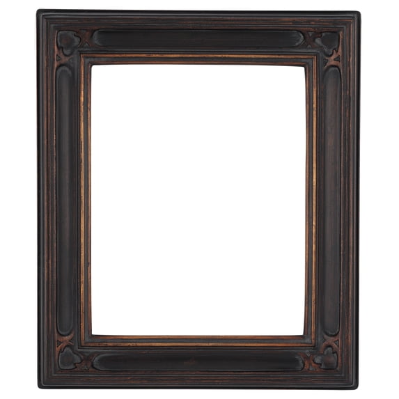 Creative Mark Museum Collection Gothic Ornate Picture Frame - 9"x12", Black Gold Oil Painting Frames | Closed Corner High-End Antique Style Frames | Open Back Frames with No Glass or Backing