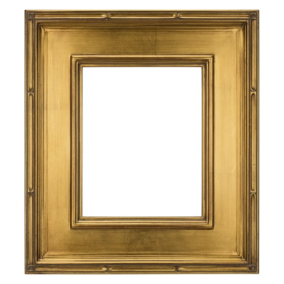 Creative Mark Museum Plein Aire Ornate Picture Frame - 11x14" - Gold Leaf - Pack of 5, High-End Antique Style Frames - Open Back with No Glass or Backing