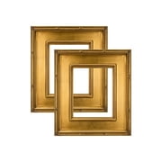 Creative Mark Museum Plein Aire Ornate Picture Frame - 16x20 - Gold Leaf - Pack of 2, High-End Antique Style Frames - Open Back with No Glass or Backing