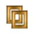 thumbnail image 1 of Creative Mark Museum Plein Aire Ornate Picture Frame - 24x30" - Gold Leaf - Pack of 2, High-End Antique Style Frames - Open Back with No Glass or Backing, 1 of 7