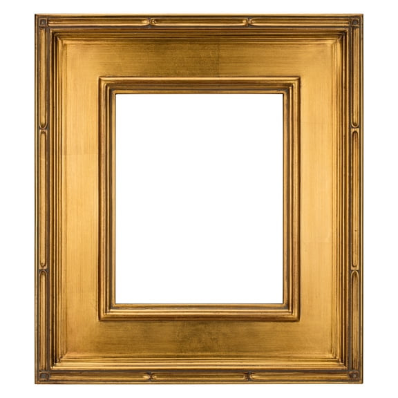 Creative Mark Museum Plein Aire Ornate Picture Frame - 9x12" - Gold Leaf - Pack of 1, High-End Antique Style Frames - Open Back with No Glass or Backing