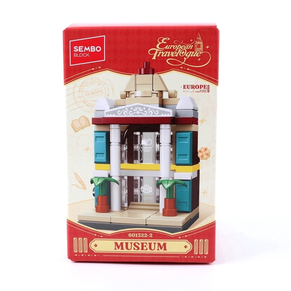 SEMBO Mini Building Block City Street Set Collect& Display for Home Gifts Toys(601322-2)