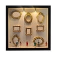 thumbnail image 1 of Museum Silhouette Shadow Box Frame, 3D Decorative Silhouette Display Case, Modern Wall Art Sculpture for Gallery & Home Decor, 1 of 2