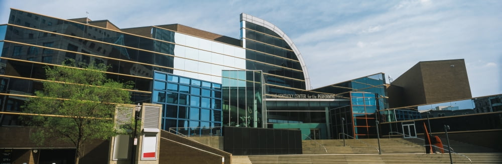 Museum in a city The Kentucky Center Louisville Kentucky USA Canvas Art - Panoramic Images (36 x 12)
