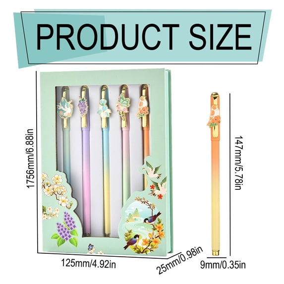 Museum stationery flower god pen smooth writing