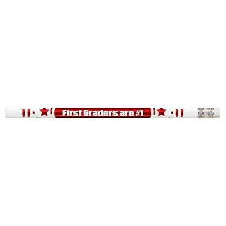 Musgrave Pencil Company 1st Graders Are #1 Motivational Pencils Pack of 12 MUS2204D