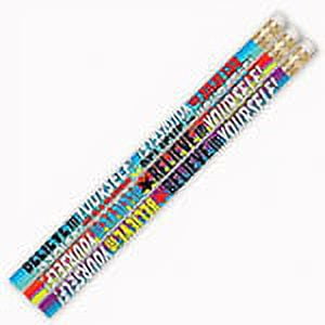 Musgrave Pencil Company Believe In Yourself Motivational Pencil, Pack of 144
