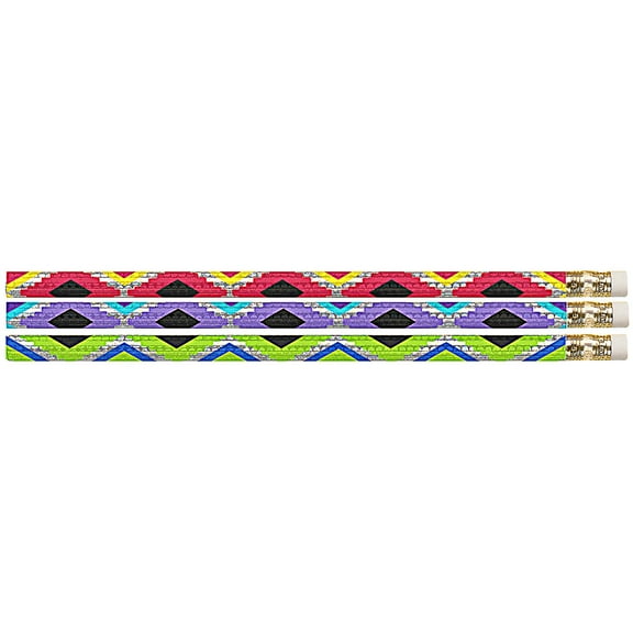 Musgrave Pencil Company Geometric Glitz Pencil, Pack of 144