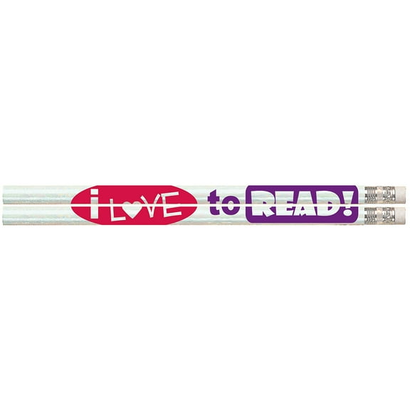 Musgrave Pencil Company I Love to Read! Motivational Pencil, Pack of 144