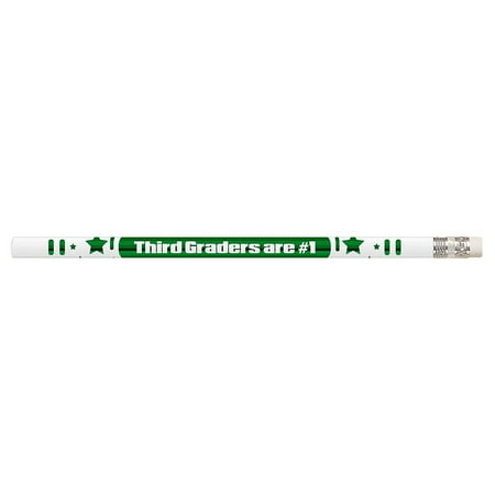 Musgrave Pencil Company Musgrave 3rd Graders Are #1 Motivational Pencils Pack of 12 (MUS2206D)