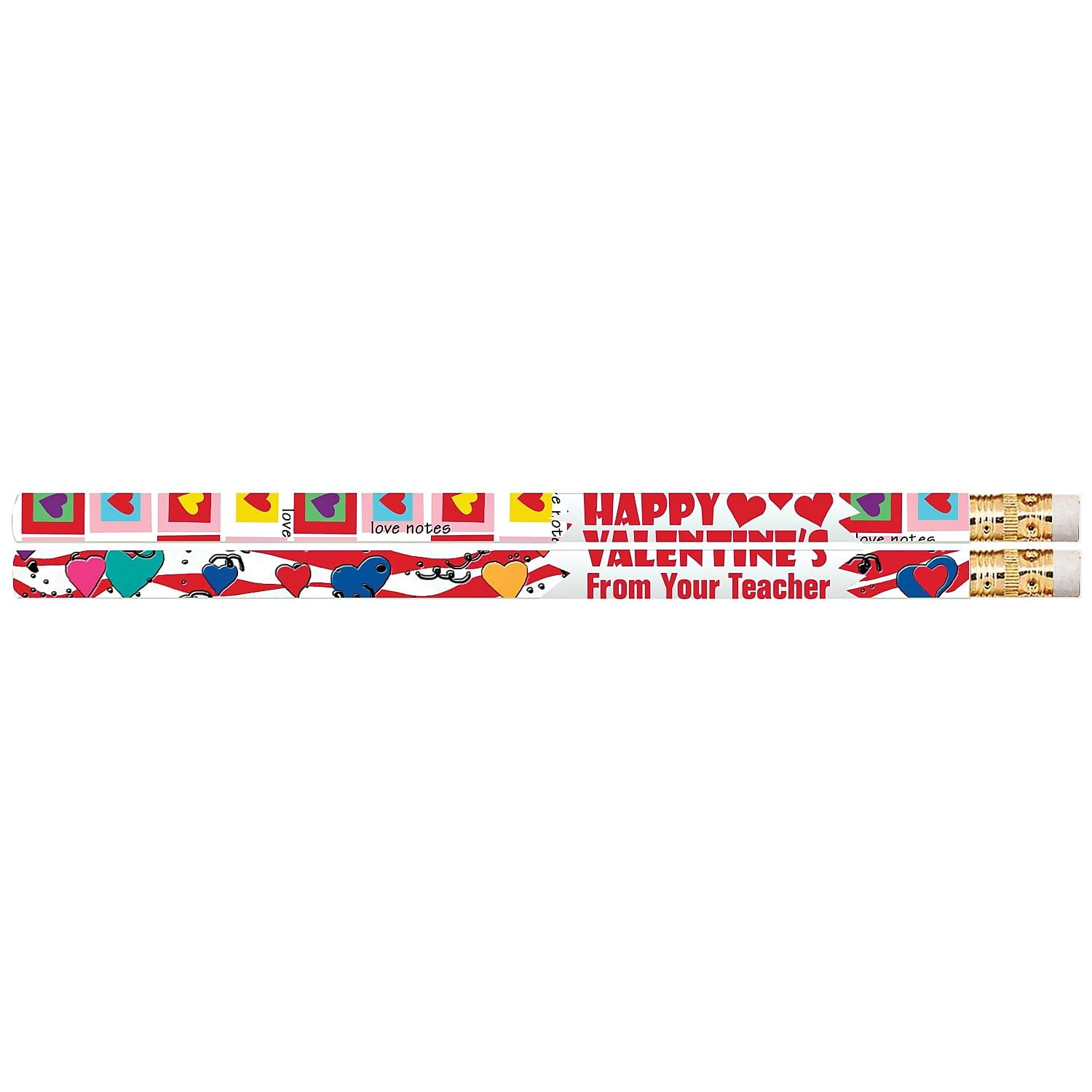 Musgrave Pencil Company Musgrave Happy Valentines From Your Teacher Motivational Pencils Pack of 12