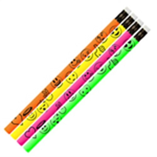 Musgrave Pencil Company Musgrave Pencil Co Inc Everyday Emoji Wooden Pencil 2mm #2 Hard Lead 12