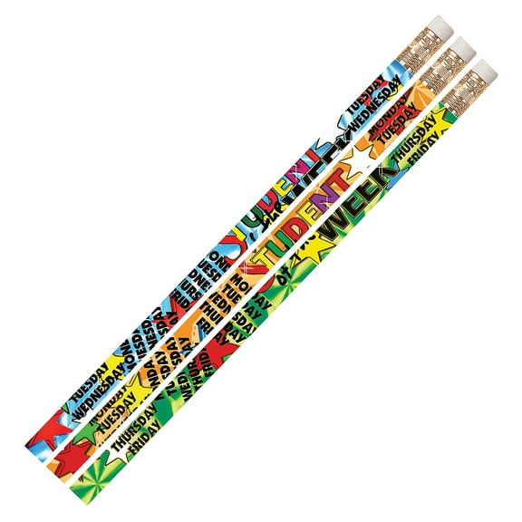 Musgrave Pencil Company Student Of The Week Motivational Pencils Pack of 12 MUS1383D