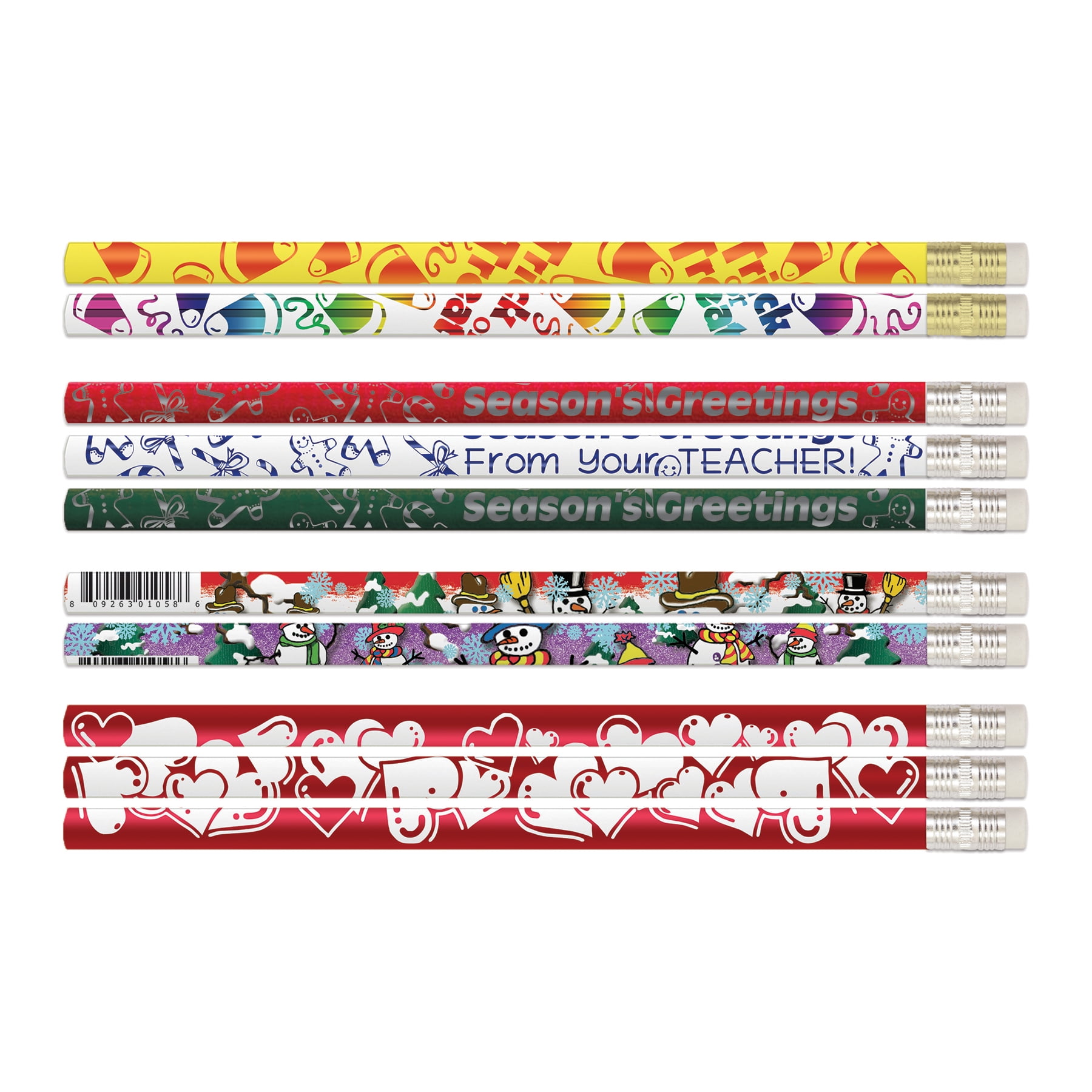 Musgrave Pencil Company Teacher Seasonal Pencils Assortment, Pack of 144
