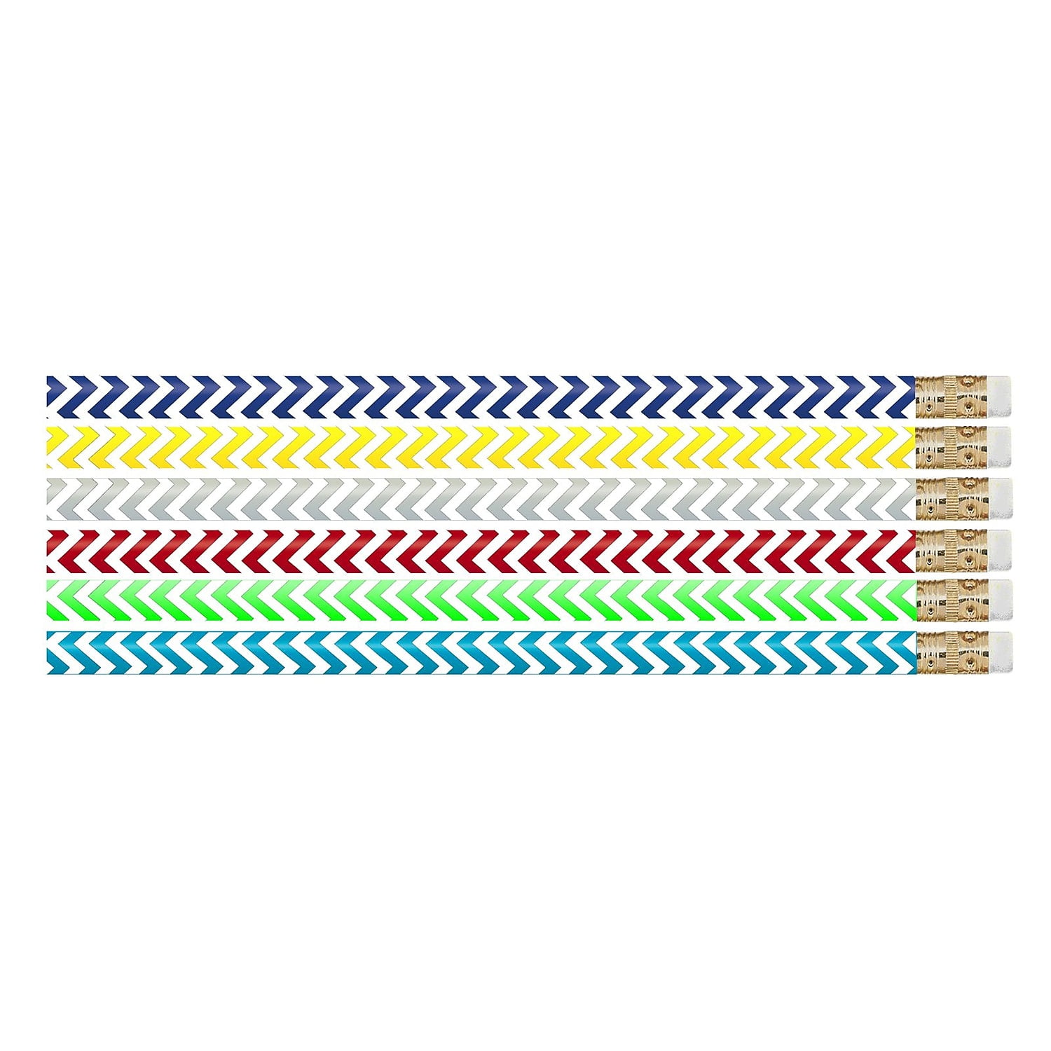 Musgrave Pencil MUS2540D Chevron Chic Pencil, Pack of 12
