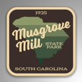 thumbnail image 1 of Musgrove Mill State Park Decal Sticker | 4-Inches By 4-Inches | Vinyl Sticker | UV Protective Laminate | SP110, 1 of 1