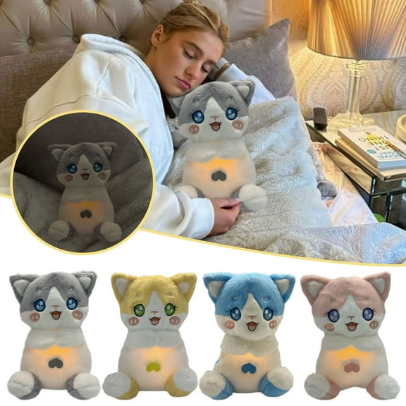Mush Plushies for Anxiety Relief & Sleep - Christmas Gifts. The Breathing Green Sleepy Stuffed Animal. Peluche Que Respira Para Dormir. Sleeping Breathing Anxiety Koala with Sensory Features