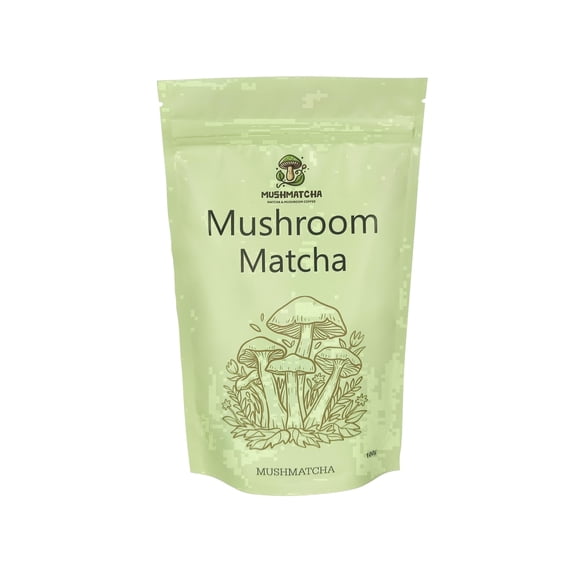 MushMatcha Matcha Powder Ceremonial Grade Gluten-Free 1 Count 100g