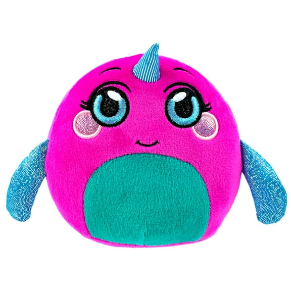 MushMeez Squeezy Squishy Moldable Narwhal Stuffed Animal Toy
