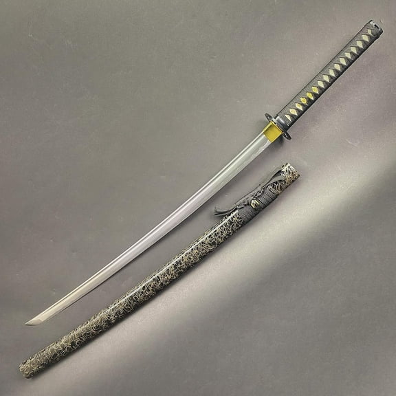 Musha Enzo Katana, Handmade 1045 Carbon Steel, Full Tang, Practice & Gift Piece