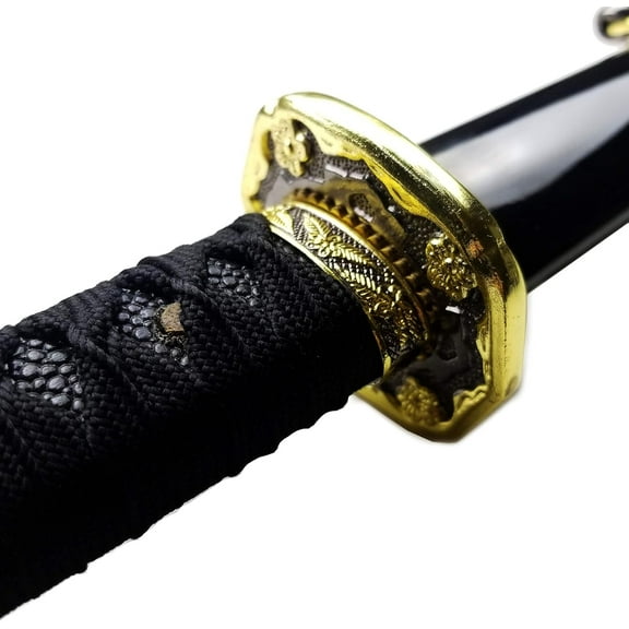 Musha Hand-Forged Display Katana 1045 Carbon Steel, Full Tang Construction