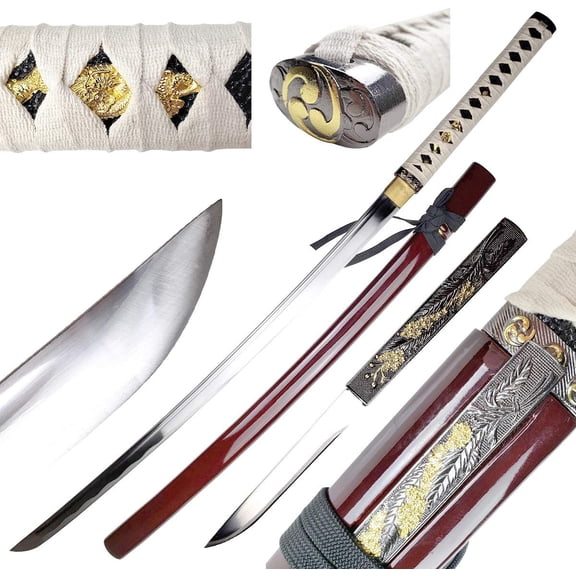 Musha Hand-Forged Zetsurin 1045 Carbon Steel Display Collectible Full Tang Design for Enthusiasts