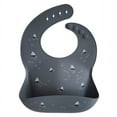 thumbnail image 1 of Mushie Silicone Baby Bib, Boats - Adjustable, Unisex Waterproof Toddler Bib for Easy Clean-Up, 1 of 6
