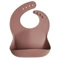 thumbnail image 1 of Mushie Silicone Baby Bibs, Adjustable Fit Waterproof Bibs, Toddlers, Woodchuck, Unisex, 1 of 6