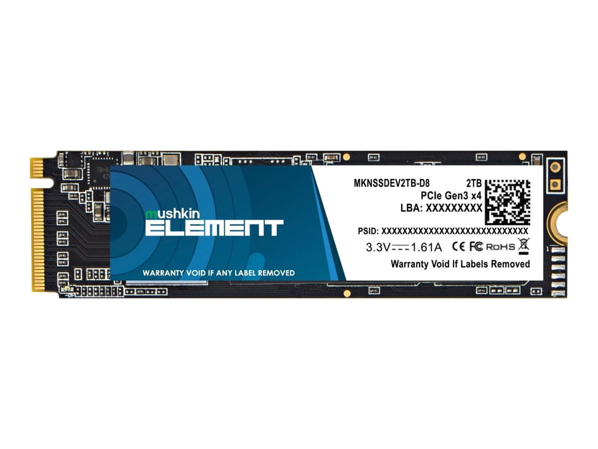 Mushkin Element M.2 2 To PCI Express 3.0 NVMe 3D NAND