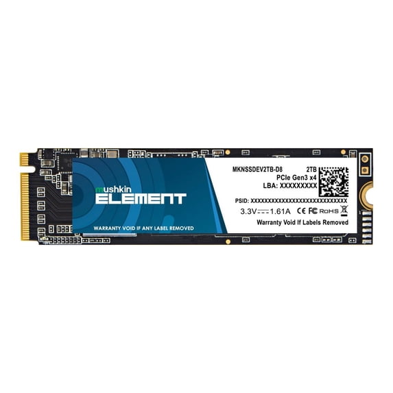 Edge Memory MKNSSDEV2TB-D8 EDGE MEMORY 2TB ELEMENT M.2 2280 PCIE GEN3 X4 SSD