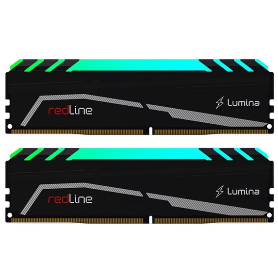 Mushkin Enhanced Redline Lumina RGB 32GB (2 x 16GB) 288-Pin PC RAM DDR5 6400 (PC5 51200) Desktop Memory Model MLA5C640BGGP16GX2