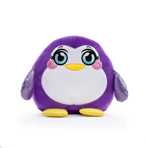 Mushmeez Squeezy, Squishy, Moldable Plush. Stuffed Animal, Large Penguin
