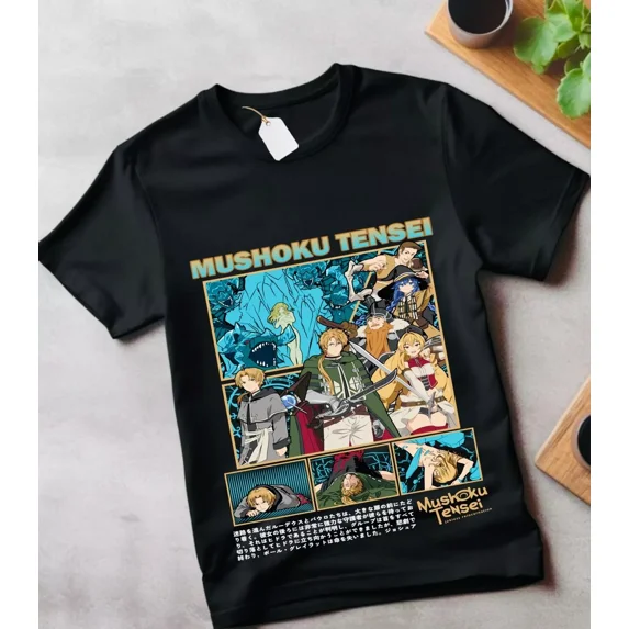 Mushoku Tensei T-Shirt Migurida Jobless Reincarnation Horror Anime Shirt gift